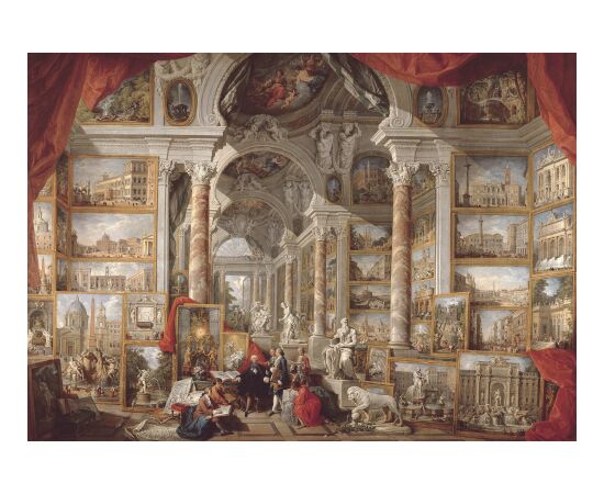 TREFL Пазл с постером Panini, Modern Rome, 4000 шт. Пазлы
