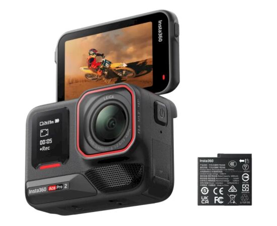 Insta360 Ace Pro 2 Action камера 8K black Aудио-видео