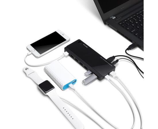 TP-LINK UH720 USB3.0 7-Port Hub with 2 Charging Ports USB / Type-C Hub