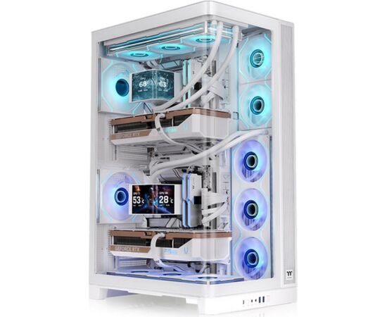Thermaltake CAPO X Snow White (white, dual system case, panoramic glass) Корпуса