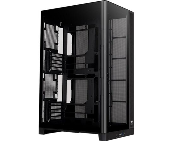 Thermaltake CAPO X Black (black, dual system case, panoramic glass) Корпуса