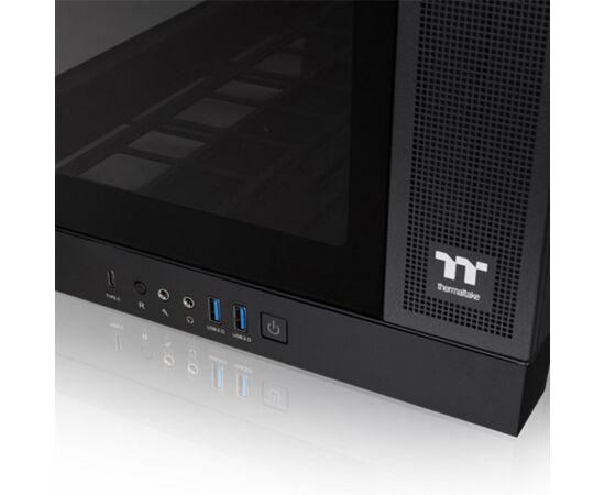 Thermaltake CAPO X Black (black, dual system case, panoramic glass) Корпуса