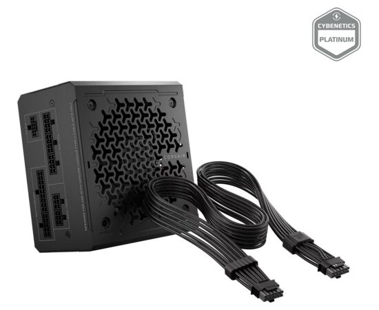 Corsair RM850e (3rd Gen) (black, 1x 12-pin high power GPU, 3x PCIe, cable management, 850 watts) Datoru barošanas bloki