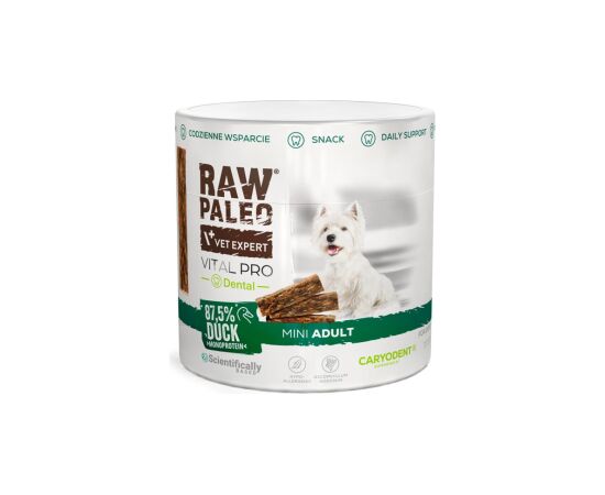 VetExpert Raw Paleo Vital Pro dental duck mini 100g Suņu barība