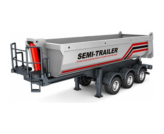 Huina 1509 1:18 Scale RC Metal Dump Trailer (Silver) Радиоуправляемые Игрушки