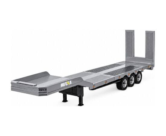 Huina 1:18 Scale Silver Remote-Controlled Scania 770S Truck with Trailer Радиоуправляемые Игрушки