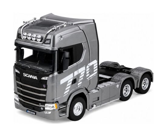Huina 1:18 Scale Silver Remote-Controlled Scania 770S Truck with Trailer Радиоуправляемые Игрушки