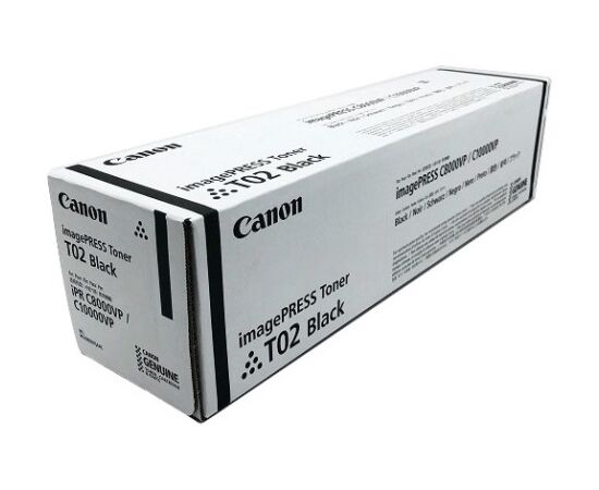 Canon T02 (8529B001) Toner Cartridge, Black Lāzerprinteru izejmateriāli