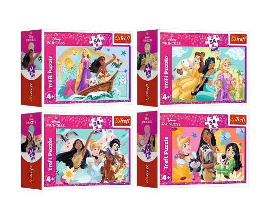 TREFL DISNEY PRINCESS Минипазл Принцессы 54 шт. Пазлы