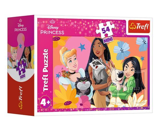 TREFL DISNEY PRINCESS Минипазл Принцессы 54 шт. Пазлы