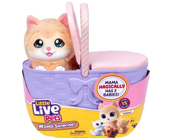LITTLE LIVE PETS игровой набор Mama Surprise Kitty Мягкие игрушки