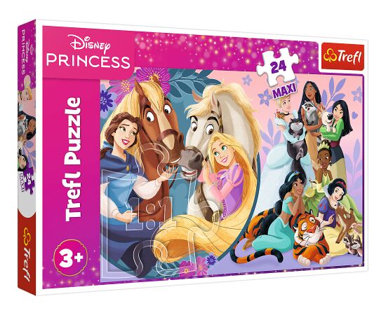 TREFL DISNEY PRINCESS Puzle Princeses, 24 gab. Puzles