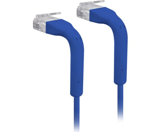 Ubiquiti U-Cable-Patch-1M-RJ45-BL Ultra-thin patch cable with bendable boots designed for installation flexibility, 3 mm outer diameter, 1m, Blue Tīkla vadi