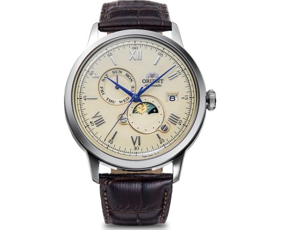 Orient Classic Bambino 2nd Generation Version9 Sun & Moon Automatic RA-AK0803Y30B Rokas pulksteņi 