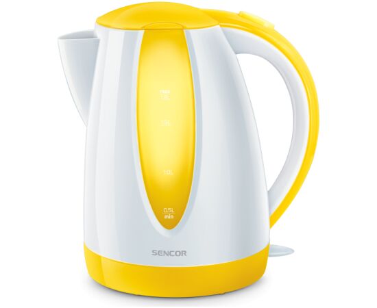 Water kettle Sencor, white/yellow Tējkannas (elektriskās)