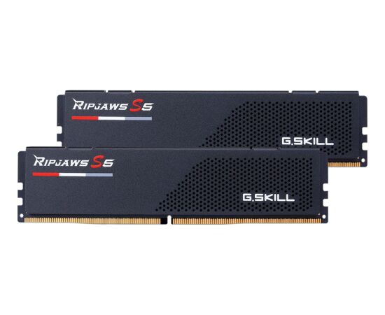 G.Skill DDR5 64GB - 5600 - CL - 28 - Dual-Kit - DIMM,F5-5600J2834F32GX2-RS5K, Ripjaws S5, XMP, black RAM Operatīvā atmiņa