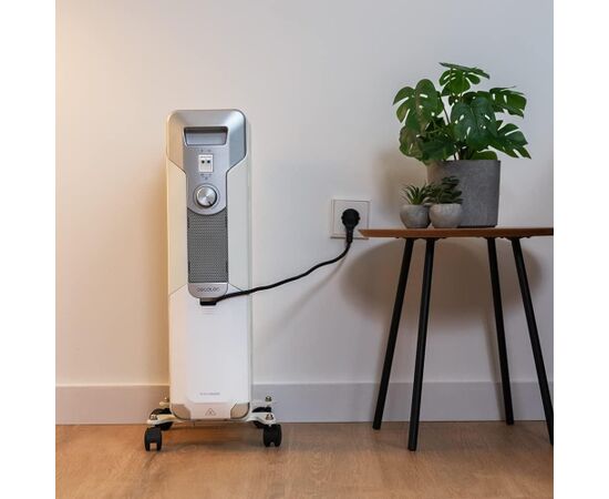 Cecotec ReadyWarm 7000 Space Eļļas radiators 1500W White Eļļas radiatori