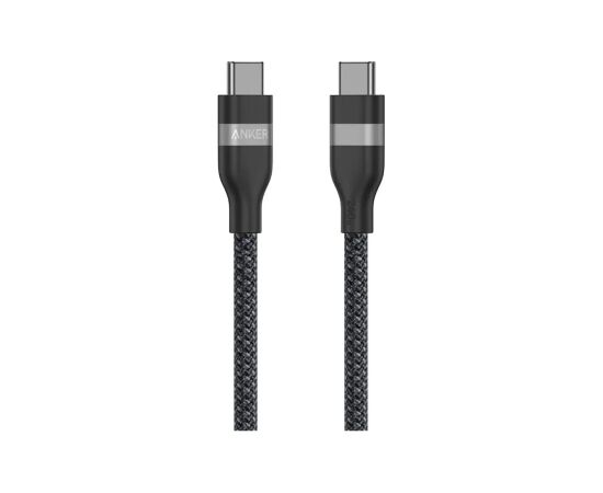 Anker USB-C to USB-C Cable Braided, 0.9m, 240W, Black Anker USB-C Braided Cable, 0.9 m Новинки смартфонов и телефонов