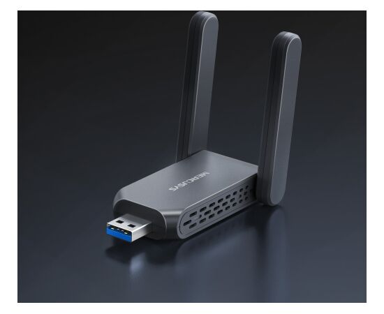 Mercusys MA37BEH BE6500 Wi-Fi 7 High-Gain Wireless USB Adapter Switch