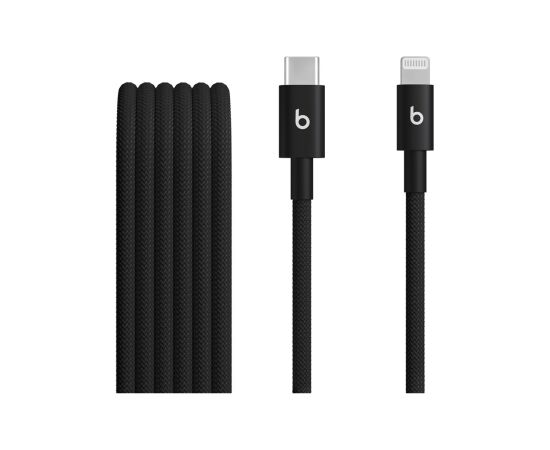 Apple USB-C to Lightning Woven Cable (1.5 m) - Bolt Black Apple Data USB kabeļi