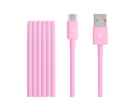 Apple USB-A to USB-C Woven Cable (1.5m) - Power Pink Apple Дата USB-кабели