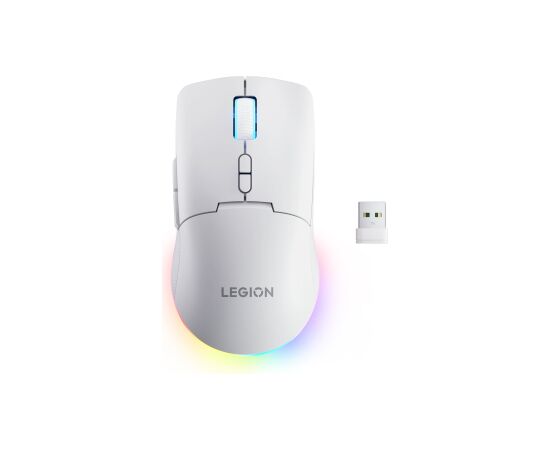 Lenovo RGB Gaming Mouse Legion M220 Wireless 2.4 GHz, Bluetooth, Wired Glacier White Мыши