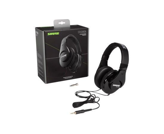 Shure SRH240A-EFS Headphones Wired Black Aудио-видео