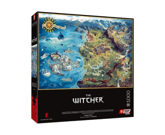 Cenega Publishing Puzzle Good Loot: The Witcher - The Northern Realms Map, 1000 elementów Пазлы