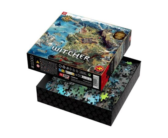 Cenega Publishing Puzzle Good Loot: The Witcher - The Northern Realms Map, 1000 elementów Пазлы
