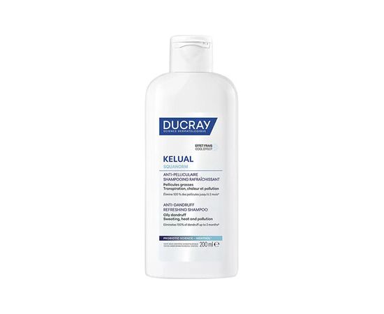 Ducray Squanorm Refreshing Shampoo - Šampon proti mastným lupům 200ml Духи и косметика