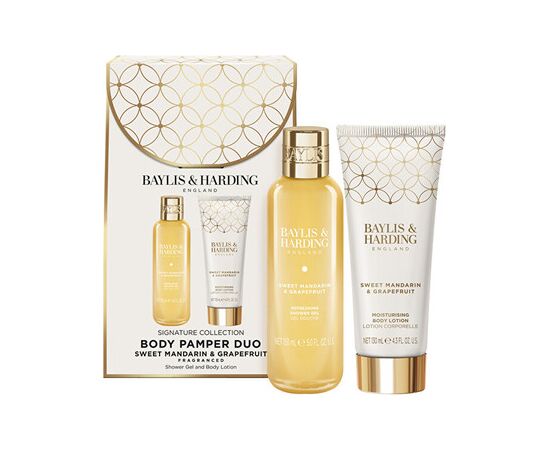 Baylis & Harding Body Pamper Duo Sweet Mandarin & Grapefruit ( Mandarinka & Grapefruit ) - Dárková sada Духи и косметика
