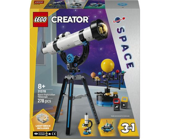 LEGO Creator Teleskop do odkrywania kosmosu (31378) Новости - Детские товары