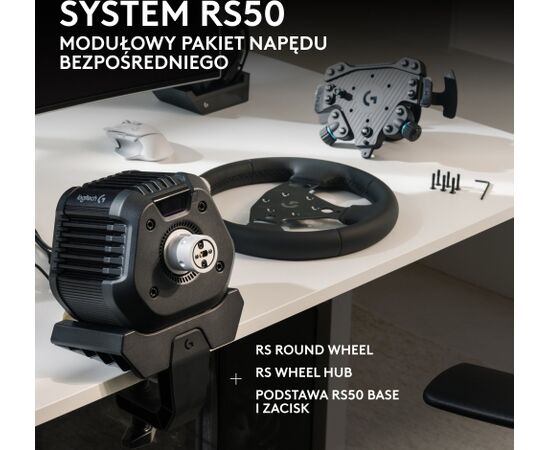 Kierownica Logitech G RS50 System (941-000336) Jaunumi - Audio-Video