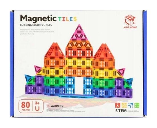 Mega Creative KLOCKI MAGNET 80EL 21X17X6 MC PUD 24 Конструкторы