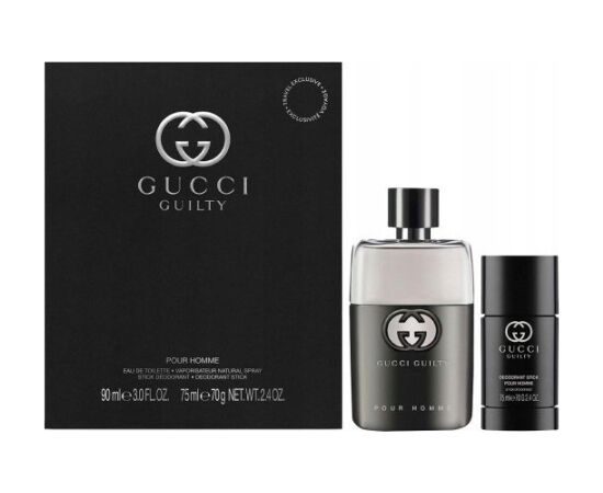SET Gucci Guilty Pour Homme EDT spray 90ml + DEO 75ml Новинки Компьютерная техника