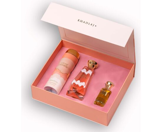 Khadlaj Cloud Candy Ekstrakt perfum 100ml + Body spray 200ml + Concentrated Perfume Oil 24ml Новинки Компьютерная техника