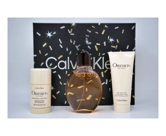 Calvin Klein CK SET (OBSESSION (M)  EDT/S 125ML + AFTER SHAVE BALM 100ML + DEO STICK 75G Новинки Компьютерная техника