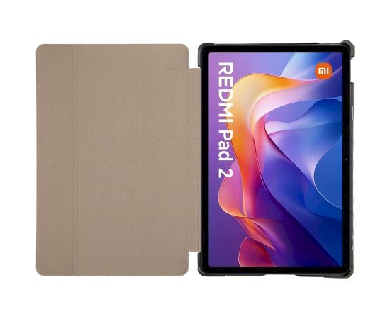 Tactical Book Tri Fold Case Planšetdatoru maciņš priekš Xiaomi Redmi Pad 2 11" / melns Maki Planšetdatoriem