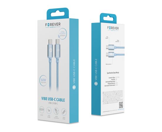 Forever Vibe C2G Кабель USB-C - USB-C 1m Дата USB-кабели