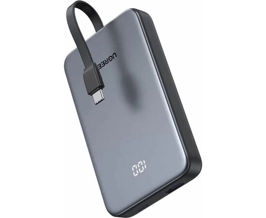 UGREEN PB526 Pārnēsājamā baterija 10000mAh 20W / pelēks Power Banks
