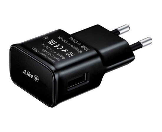 iLike   iLike Travel Charger ITC01 Black Telefonu lādētāji 220v