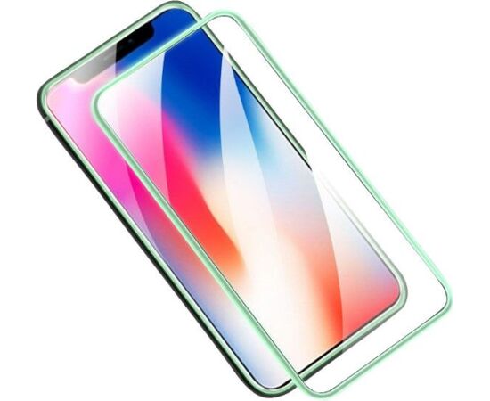 iLike Apple  14 Pro MAX 2.5D Silk Full Cover Luminescence frame Glass Ekrānu aizsardzība