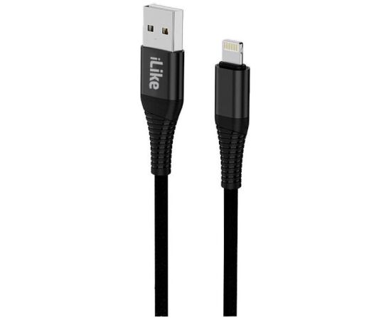 iLike -  iLike Charging Cable for lightning devices CCI01 Black Дата USB-кабели