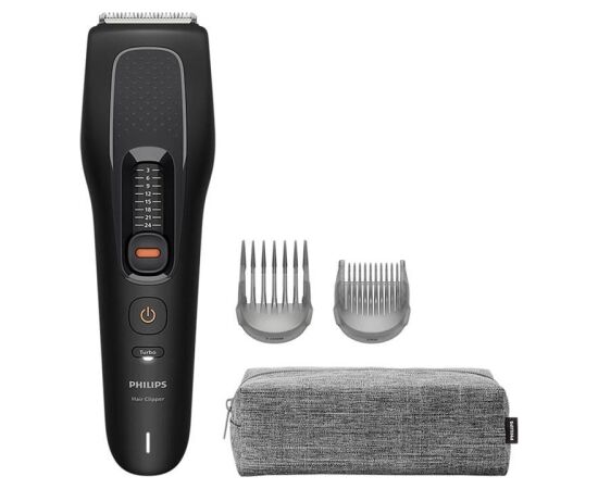 Philips Hairclipper 5000 Series, black - Hair clipper Matu, Bārdas, Ķermeņa trimmeri