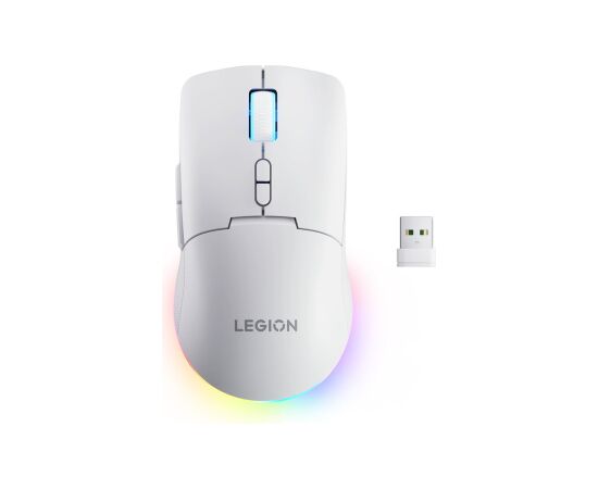 Lenovo RGB Gaming Mouse Legion M220 Wireless 2.4 GHz, Bluetooth, Wired Glacier White Мыши