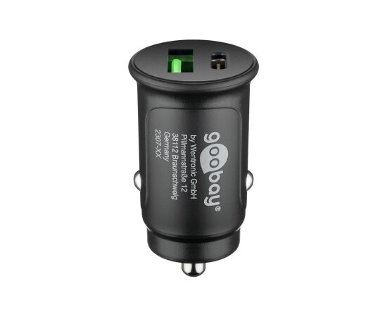 Goobay 59521 27 W Power Delivery Dual-USB Auto Fast Charger USB-C PD Goobay Новинки смартфонов и телефонов