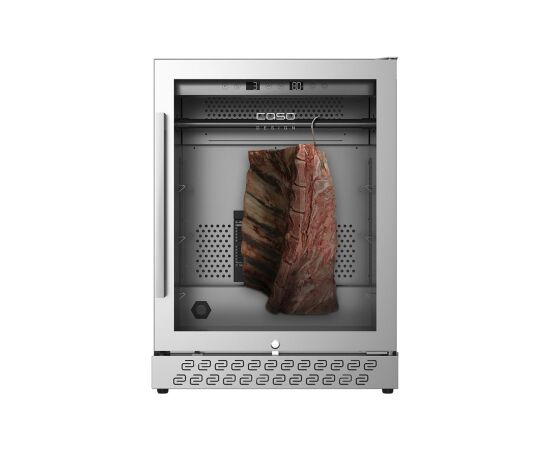 Caso DryAged Master 125 L 83cm melna/nerūsējošā tērauda Nogatavināšanas skapis Ledusskapji