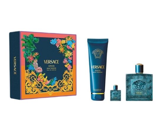 SET Versace Eros Eau de Parfum 100ml + Eau de Parfum 5ml + Shower Gel 150ml Новинки Компьютерная техника