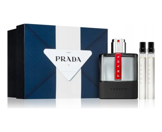 SET Prada Luna Rossa Carbon EDT 100ml + EDT 2x 10ml Новинки Компьютерная техника