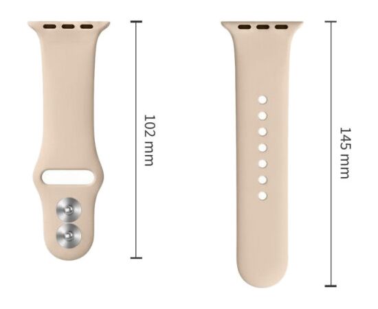 Tech-Protect watch strap Silicone Apple Watch 44/45/46/49mm, walnut Smart-Watch aksesuāri